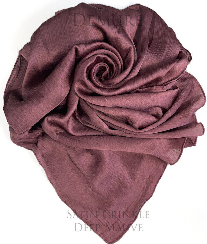 Satin Silk Crinkle Hijab's