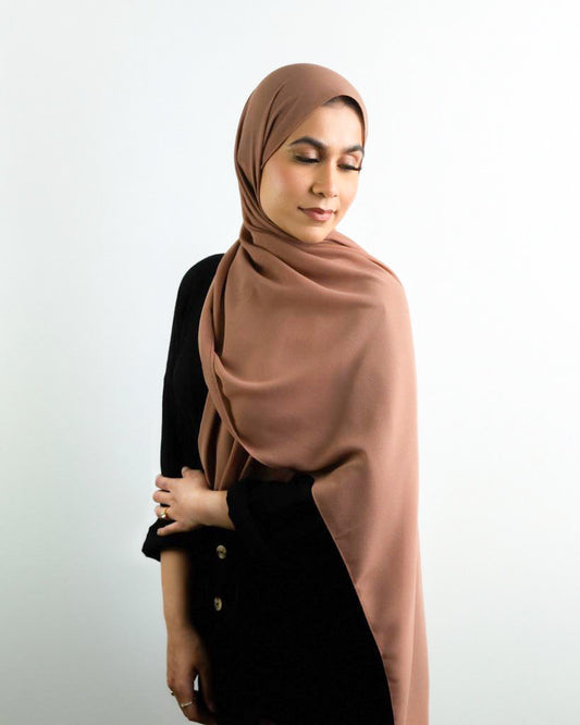 Tan Premium Demure Modal Headscarf