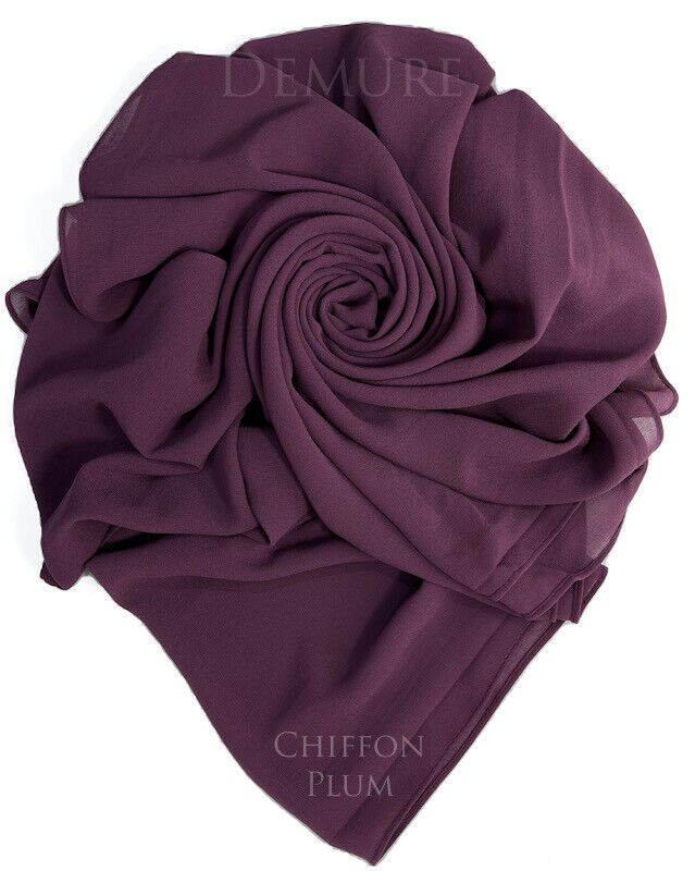 Plain Chiffon Hijabs