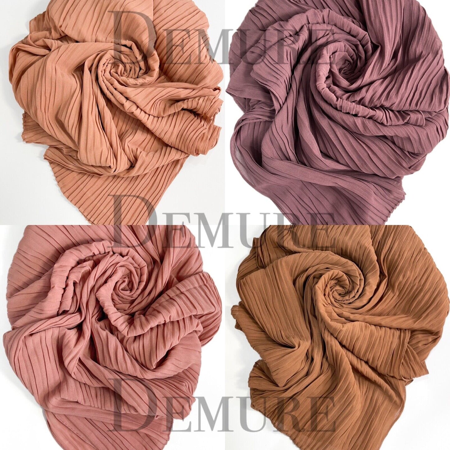 Chiffon Pleated Hijab's