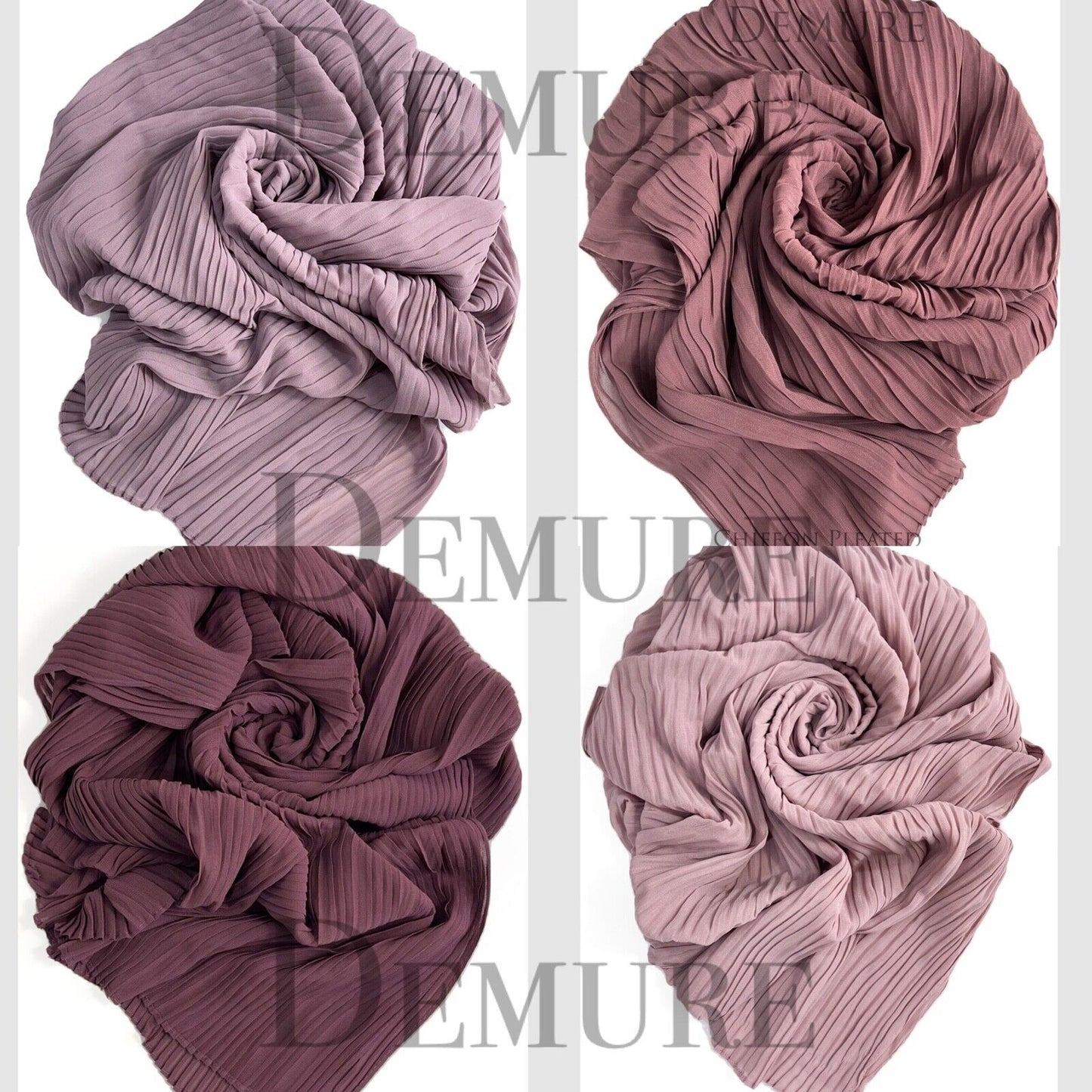 Chiffon Pleated Hijab's