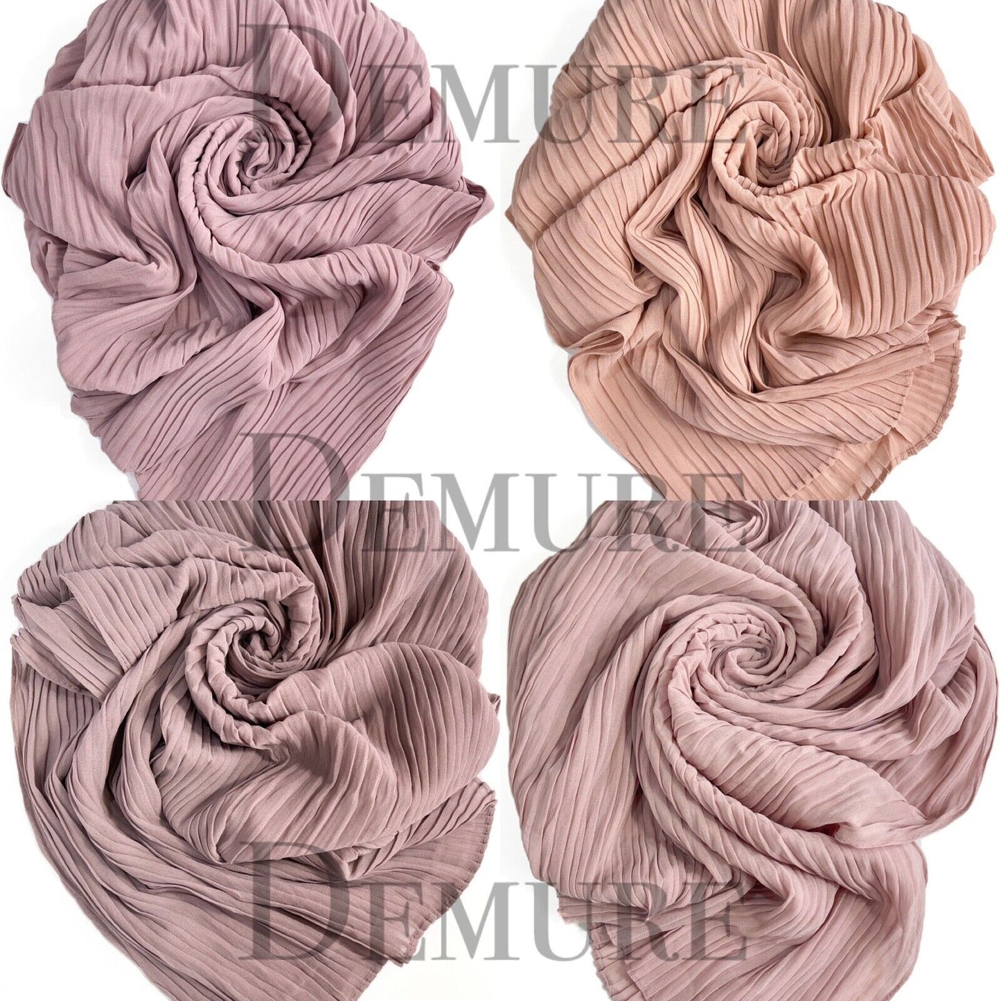 Chiffon Pleated Hijab's