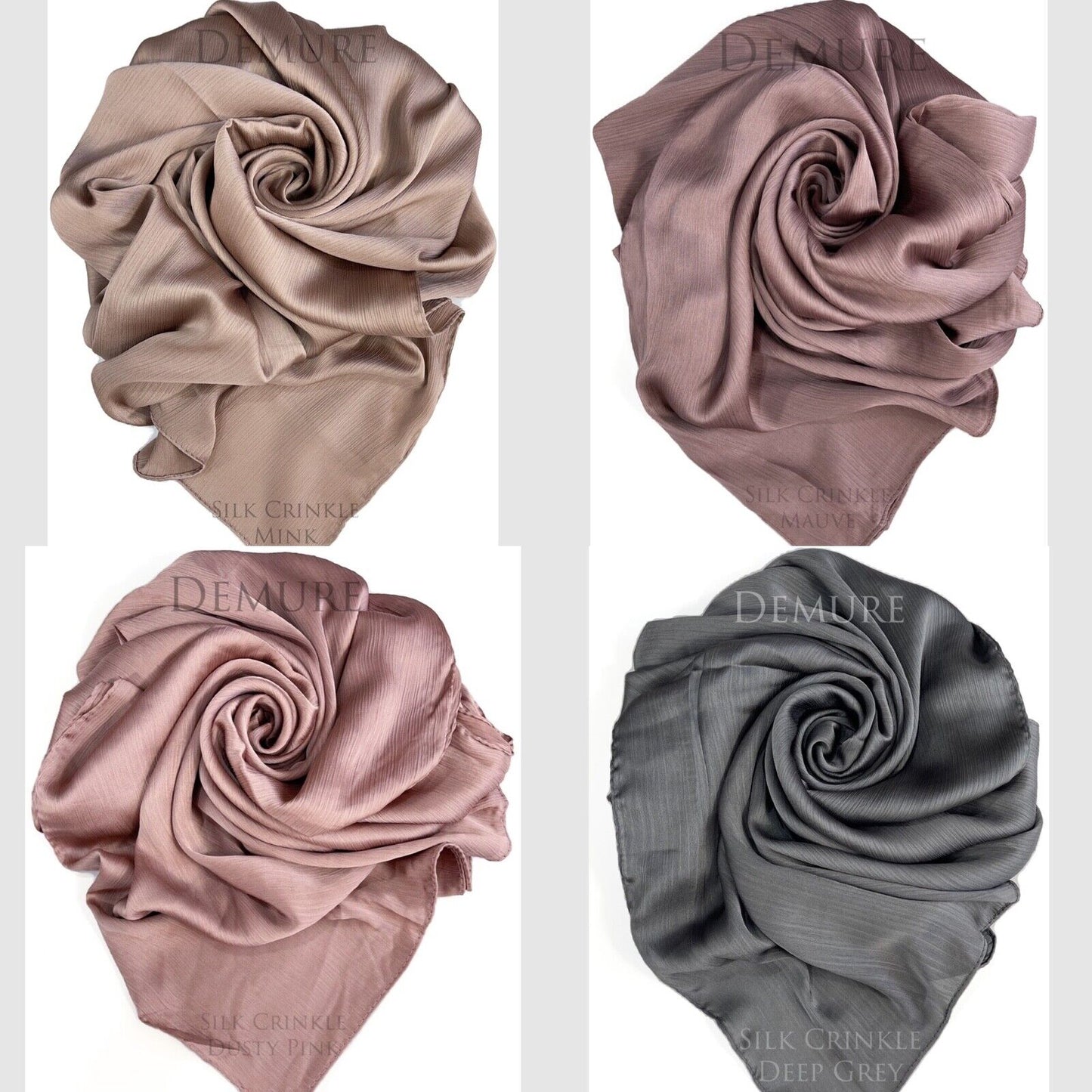 Satin Silk Crinkle Hijab's