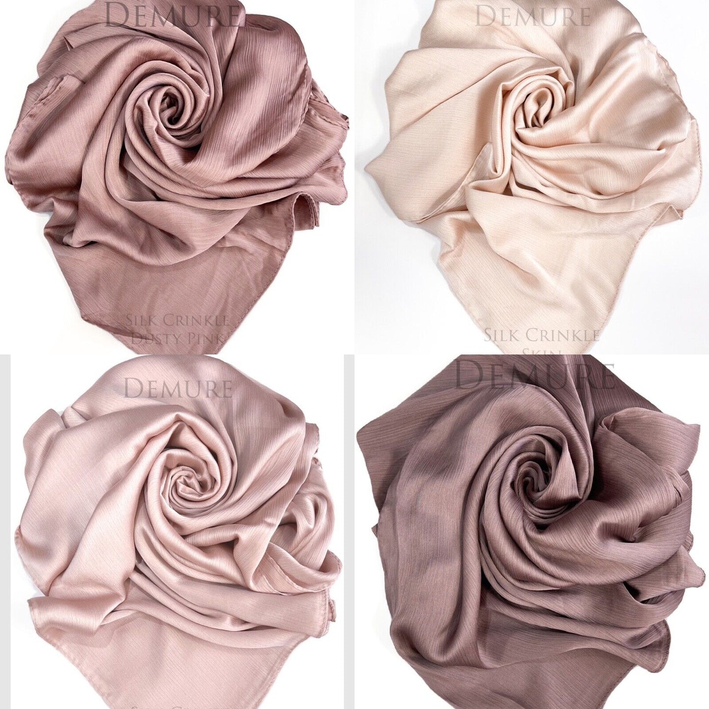 Satin Silk Crinkle Hijab's