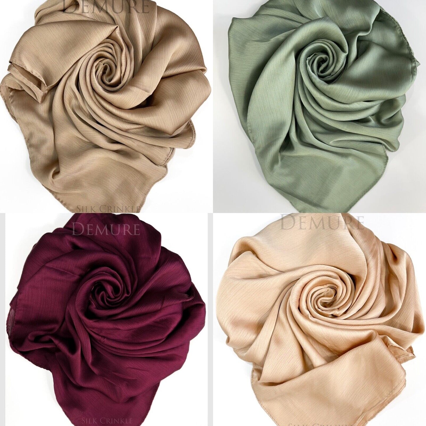 Satin Silk Crinkle Hijab's