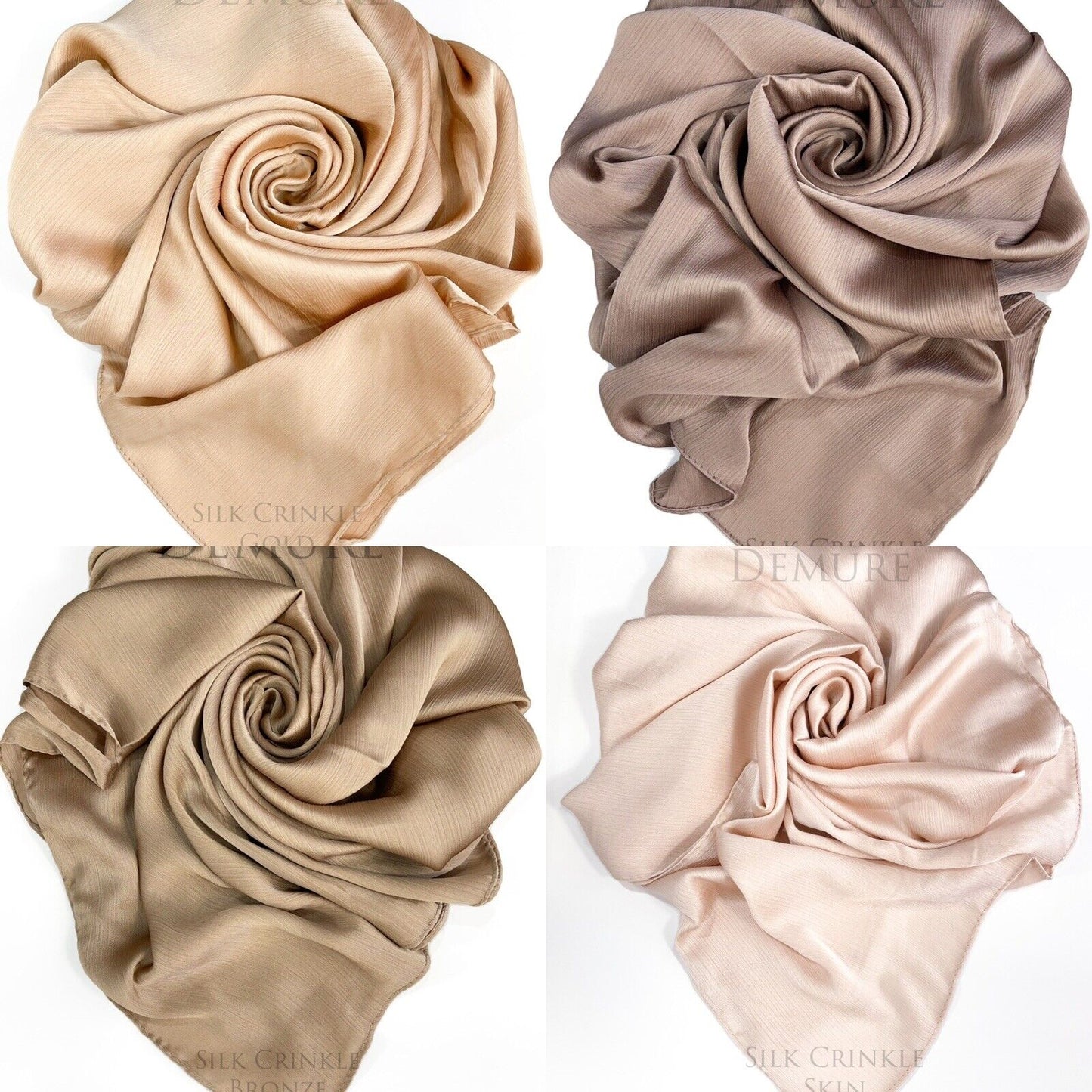 Satin Silk Crinkle Hijab's