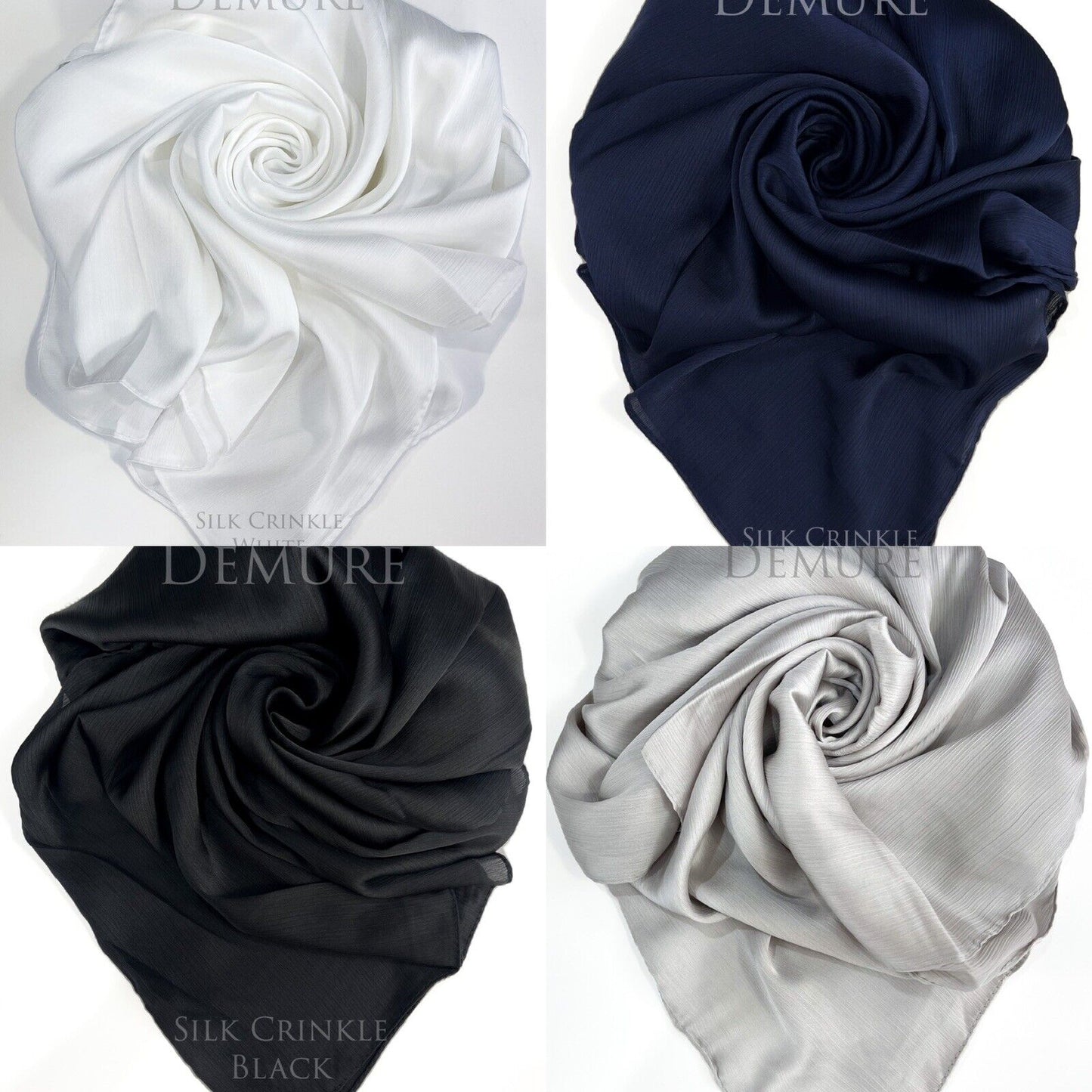 Satin Silk Crinkle Hijab's