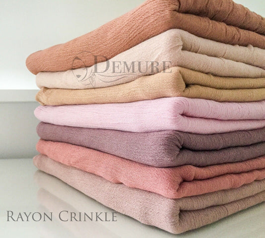 Rayon Crinkle Hijab's