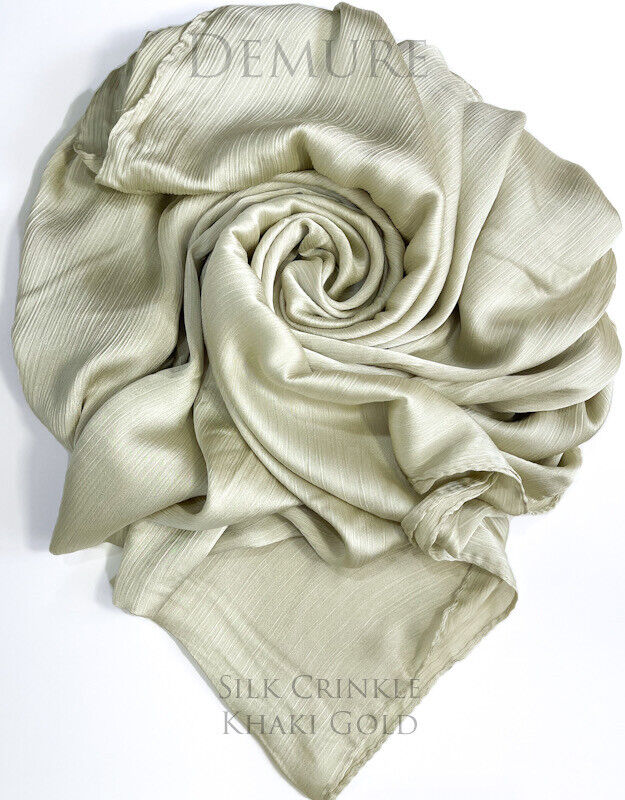 Satin Silk Crinkle Hijab's