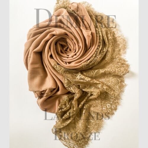 Lace Ends Viscose Hijab's